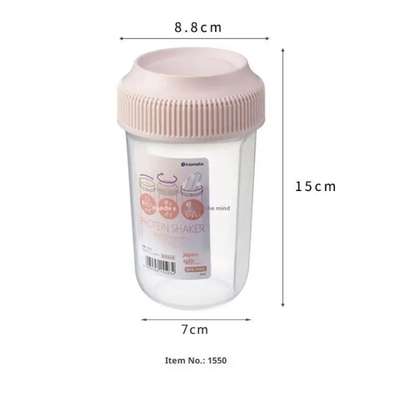 400 ml Fitness Shaker Cup for Protein Shakes | Leakproof Mixing Bottle
