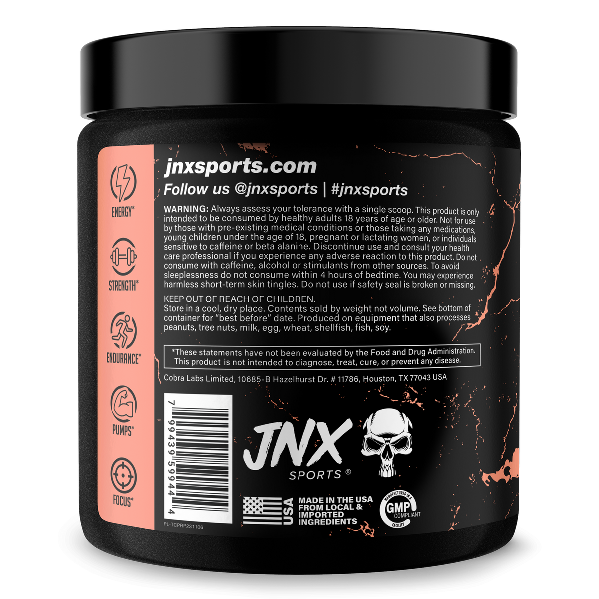 Pre Workout Fitness Performance Supplement