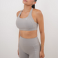 I Am Glowing Frosty Gray Quick Dry Butter Legging