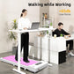Pink Under Desk Walking Pad Treadmill With Remote