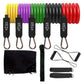 Resistance Bands Set With Door Anchor Ankle Straps