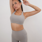 I Am Glowing Frosty Gray Quick Dry Butter Legging