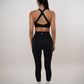 I Am Glowing Black Quick Dry Butter Soft Legging