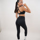 I Am Glowing Black Quick Dry Butter Soft Legging