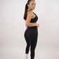 I Am Glowing Black Quick Dry Butter Soft Legging