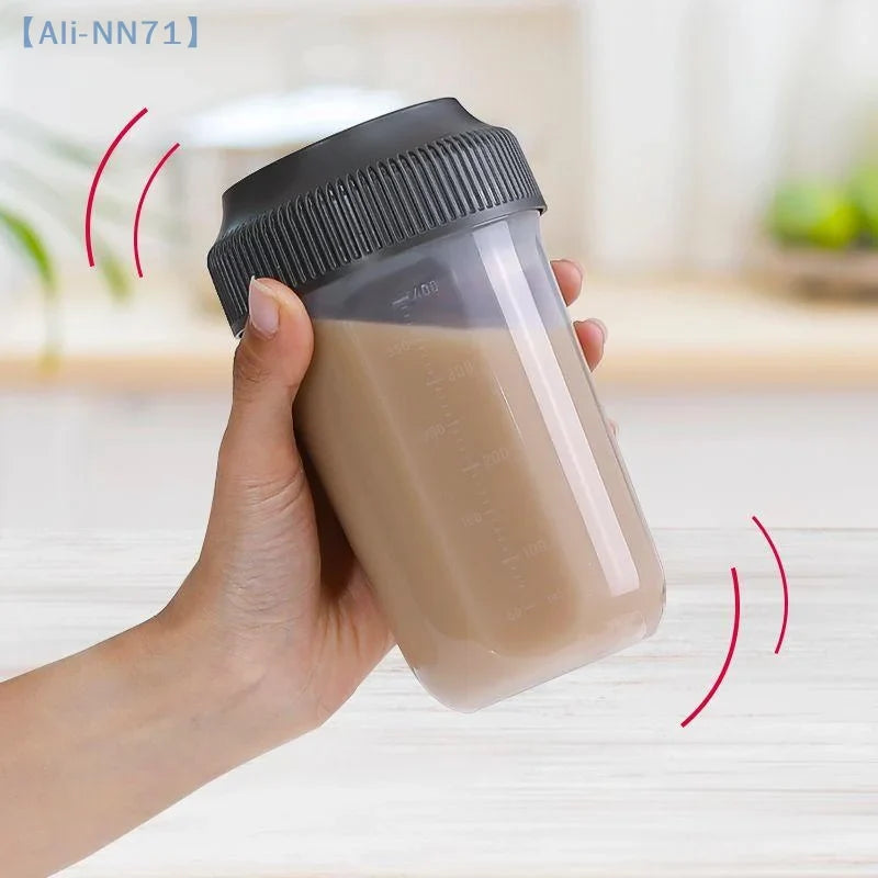 400 ml Fitness Shaker Cup for Protein Shakes | Leakproof Mixing Bottle