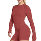 Women’s Slim Fit Long Sleeve Yoga Jumpsuit & Bodycon Romper