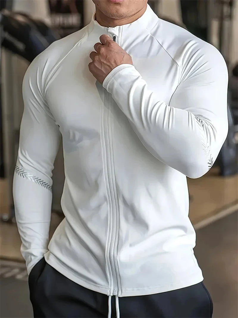 Men's Compression Sports Jacket Quick Dry Fitness