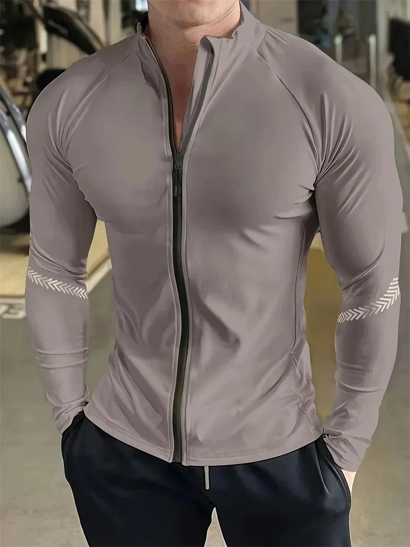 Men's Compression Sports Jacket Quick Dry Fitness