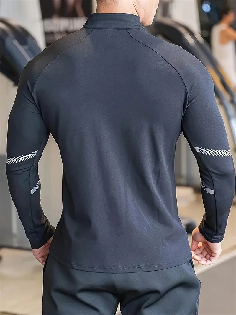 Men's Compression Sports Jacket Quick Dry Fitness