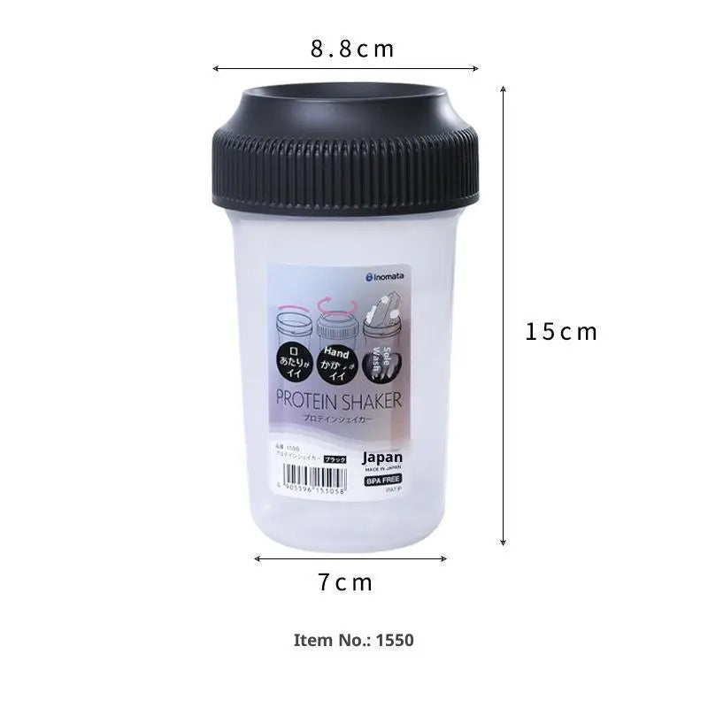 400 ml Fitness Shaker Cup for Protein Shakes | Leakproof Mixing Bottle