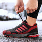 Men's Air Cushion Breathable Lace Up Running Sneakers