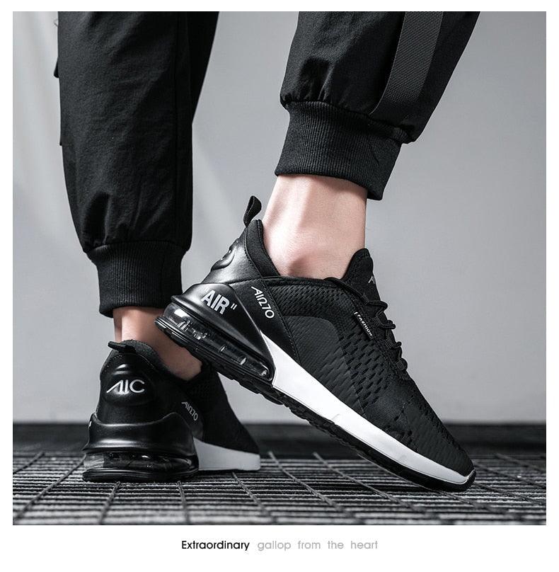 Unisex Air Cushion Breathable Lightweight Running Sneakers